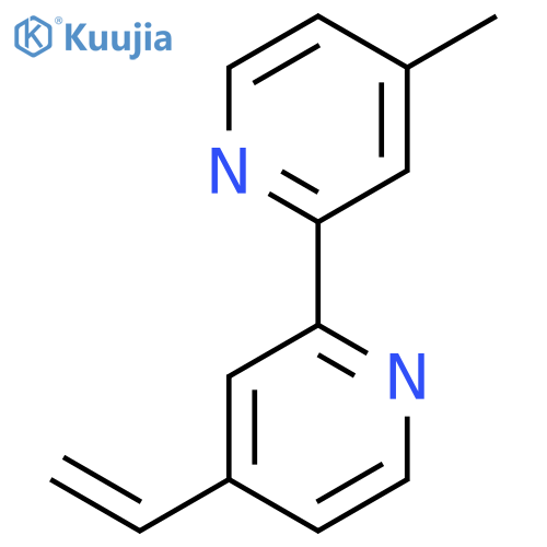 2-(4-ethenylpyridin-2-yl)-4-methylpyridine structure