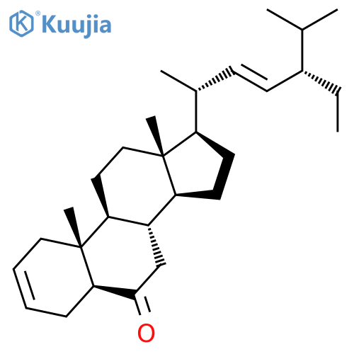 (22E,24S)-5α-stigmasta-2,22-dien-6-one structure