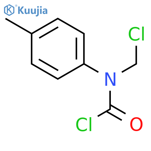 Carbamic chloride, (chloromethyl)(4-methylphenyl)- structure