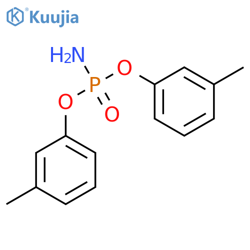bis(3-methylphenyl) phosphoramidate structure