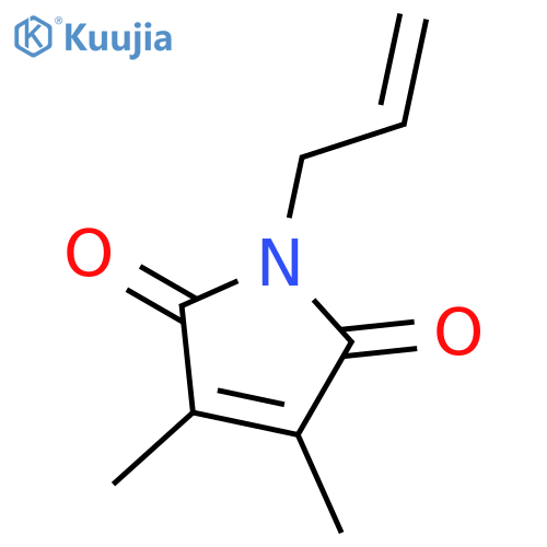 1H-Pyrrole-2,5-dione, 3,4-dimethyl-1-(2-propenyl)- structure