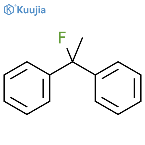 Benzene, 1,1'-(1-fluoroethylidene)bis- structure