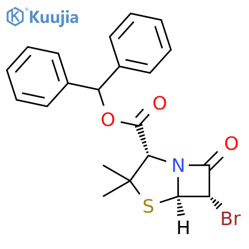 (2S,5R,6S)-6-bromo-3,3-dimethyl-7-oxo-4-thia-1-azabicyclo3.2.0heptane-2-carboxylic acid Diphenylmethyl Ester structure
