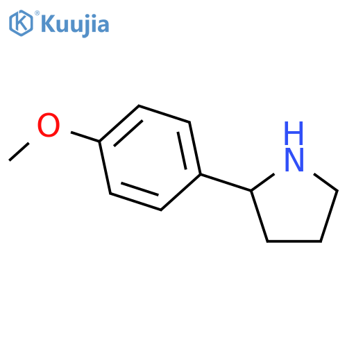 2-(4-Methoxyphenyl)pyrrolidine structure