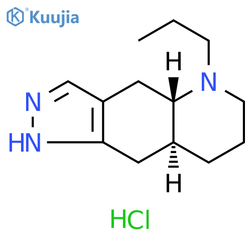 1H-Pyrazolo(3,4-g)quinoline, 4,4a,5,6,7,8,8a,9-octahydro-5-propyl-, dihydrochloride, trans-(+-)- structure