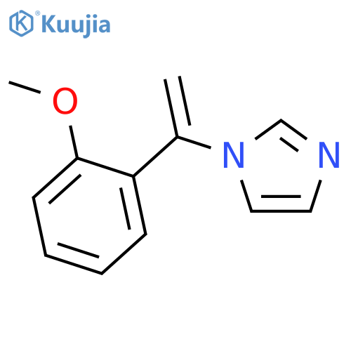 1H-Imidazole, 1-[1-(2-methoxyphenyl)ethenyl]- structure