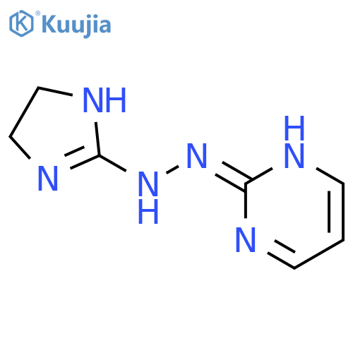 Pyrimidine,2-[2-(4,5-dihydro-1H-imidazol-2-yl)hydrazinyl]- structure