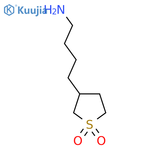 3-(4-aminobutyl)-1lambda6-thiolane-1,1-dione structure