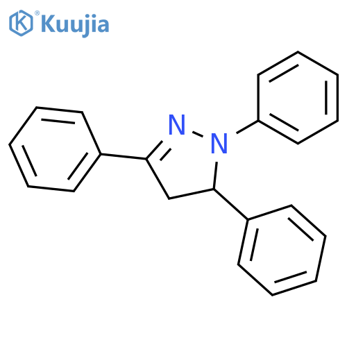 1,3,5-triphenyl-4,5-dihydro-1H-pyrazole structure