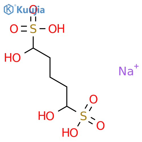 1,5-Pentanedisulfonicacid, 1,5-dihydroxy-, sodium salt (1:2) structure