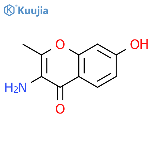 4H-1-Benzopyran-4-one,3-amino-7-hydroxy-2-methyl- structure