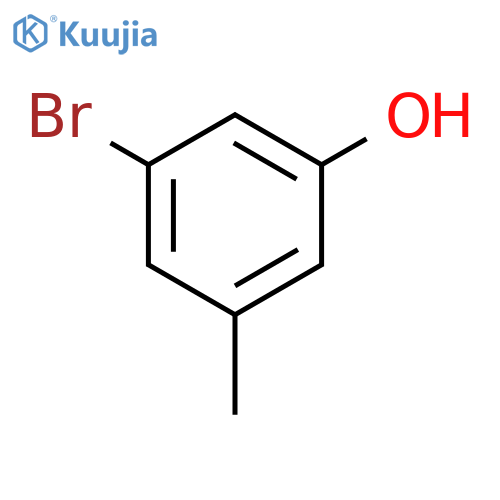 3-Bromo-5-methylphenol structure