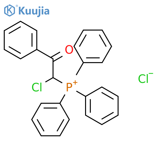 Phosphonium, (1-chloro-2-oxo-2-phenylethyl)triphenyl-, chloride structure