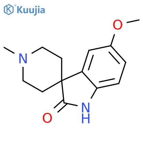 5-Methoxy-1'-methylspiro[indoline-3,4'-piperidin]-2-one structure