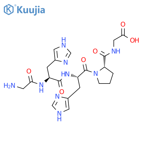 Glycine, glycyl-L-histidyl-L-histidyl-L-prolyl- structure