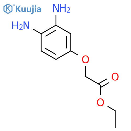 ethyl 2-(3,4-diaminophenoxy)acetate structure