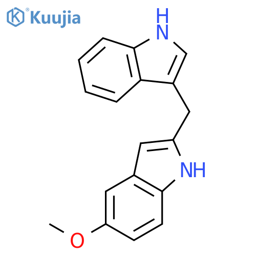 1H-INDOLE, 2-(1H-INDOL-3-YLMETHYL)-5-METHOXY- structure