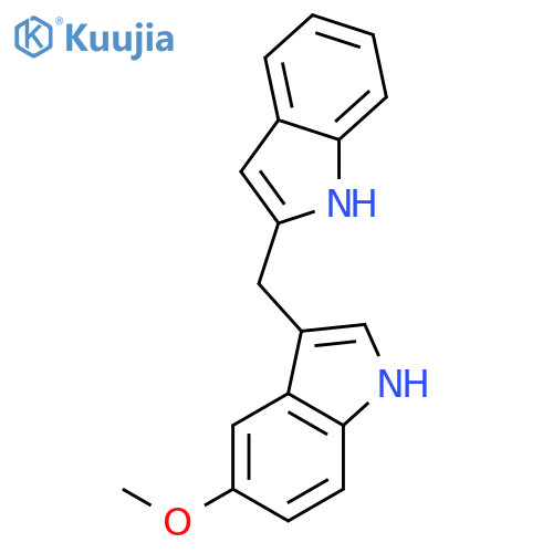 1H-Indole, 3-(1H-indol-2-ylmethyl)-5-methoxy- structure