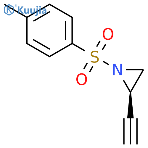 AZIRIDINE, 2-ETHYNYL-1-[(4-METHYLPHENYL)SULFONYL]-, (2R)- structure