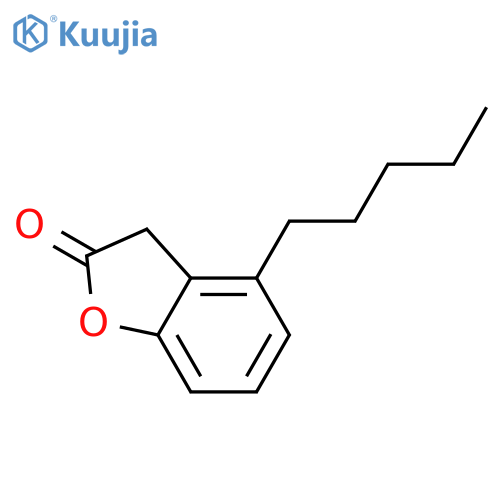 2(3H)-BENZOFURANONE, 4-PENTYL- structure