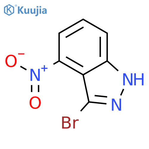 3-Bromo-4-nitro-1H-indazole structure