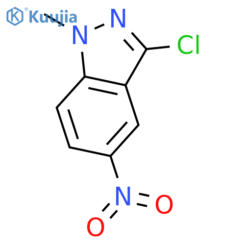 3-chloro-1-methyl-5-nitro-1H-indazole structure