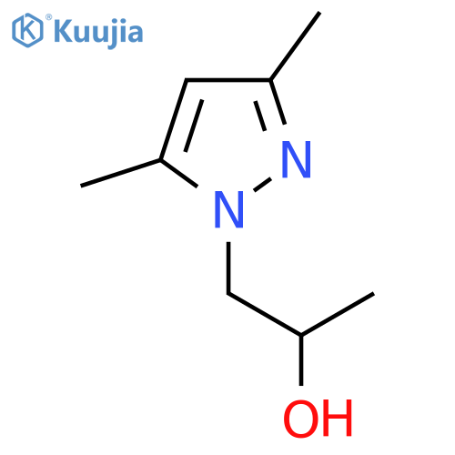 1-(3,5-Dimethyl-1H-pyrazol-1-yl)propan-2-ol structure