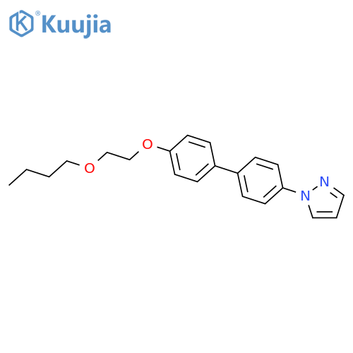 1H-Pyrazole, 1-[4'-(2-butoxyethoxy)[1,1'-biphenyl]-4-yl]- structure