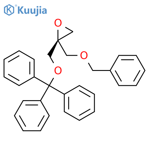 OXIRANE, 2-[(PHENYLMETHOXY)METHYL]-2-[(TRIPHENYLMETHOXY)METHYL]-, (2R)- structure