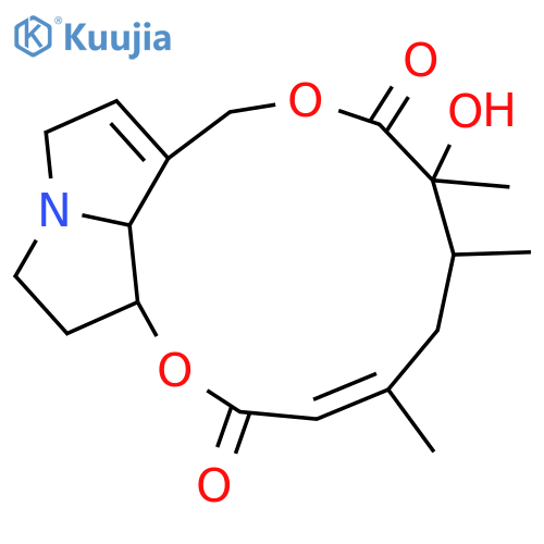(3E,6R,7R,15aR,15bR)-7-hydroxy-4,6,7-trimethyl-6,7,10,12,14,15,15a,15b-octahydro-2H-[1,6]dioxacyclotridecino[2,3,4-gh]pyrrolizine-2,8(5H)-dione structure