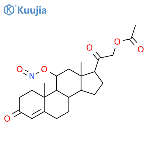 Corticosterone 21-Acetate 11-Nitrite structure
