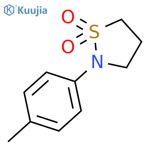 Isothiazolidine, 2-(4-methylphenyl)-, 1,1-dioxide structure