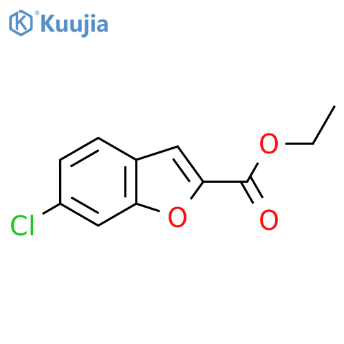 Ethyl 6-chlorobenzofuran-2-carboxylate structure