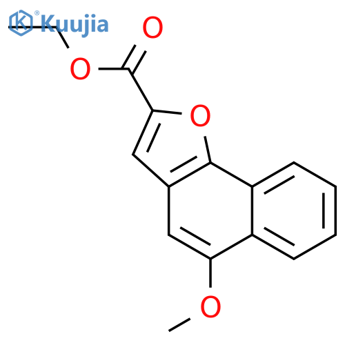 Naphtho[1,2-b]furan-2-carboxylic acid, 5-methoxy-, ethyl ester structure