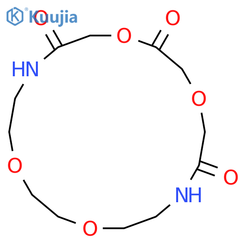 1,4,10,13-Tetraoxa-7,16-diazacyclooctadecane-2,6,17-trione structure