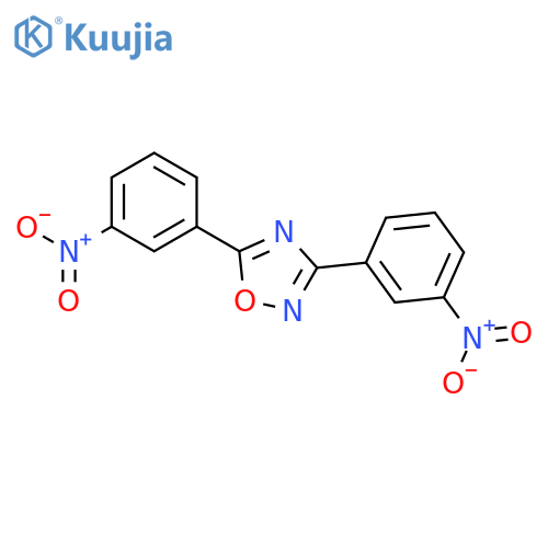 3,5-Bis(3-nitrophenyl)-1,2,4-oxadiazole structure