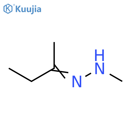 2-Butanone, methylhydrazone structure