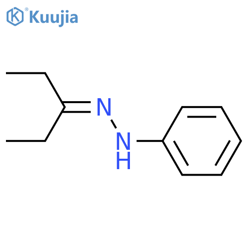 3-Pentanone, phenylhydrazone structure