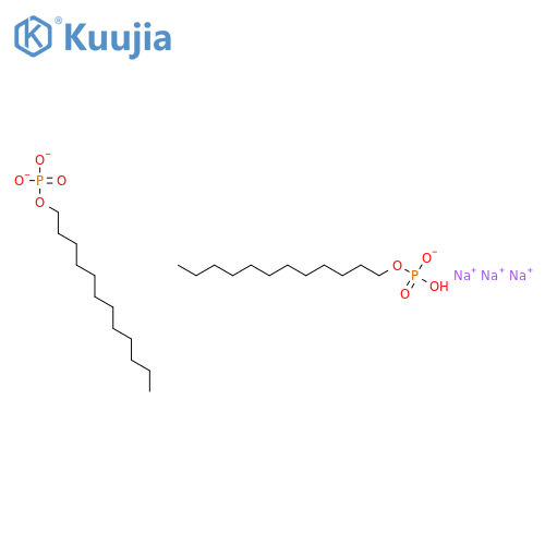 Phosphoric acid, dodecyl ester, sodium salt structure