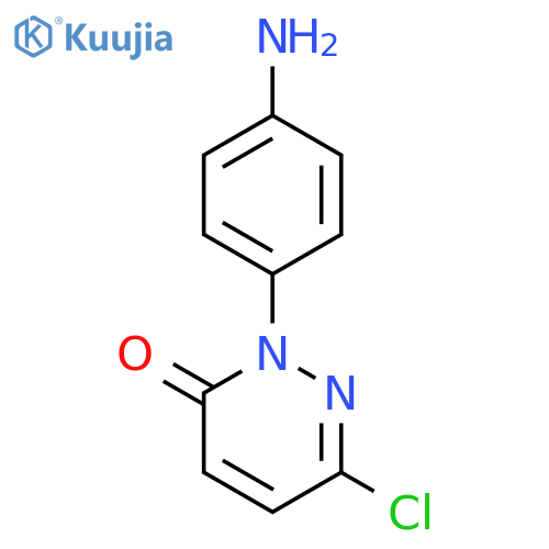 2-(4-Aminophenyl)-6-chloropyridazin-3(2H)-one structure
