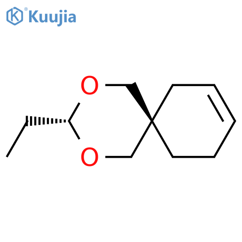 2,4-Dioxaspiro5.5undec-8-ene, 3-ethyl-, trans- structure