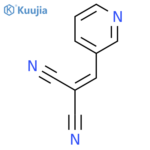 2-(pyridin-3-yl)methylidenepropanedinitrile structure