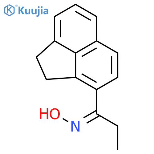 (NE)-N-(1-acenaphthen-3-ylpropylidene)hydroxylamine structure