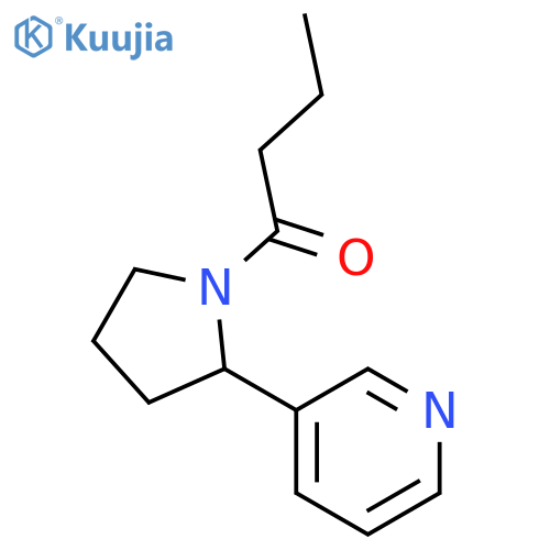 1-butyryl-2-pyridin-3-yl-pyrrolidine structure