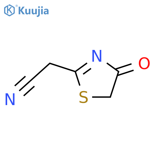 1,3-Thiazolin-4-one-2-acetonitrile structure