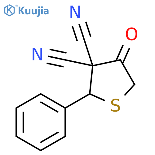 3,3(2H)-Thiophenedicarbonitrile, dihydro-4-oxo-2-phenyl- structure