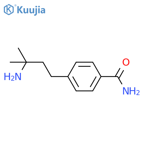 Benzamide, 4-(3-amino-3-methylbutyl)- structure