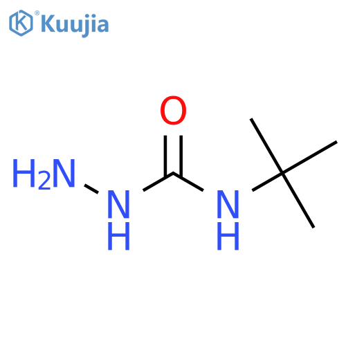 Hydrazinecarboxamide, N-(1,1-dimethylethyl)- structure
