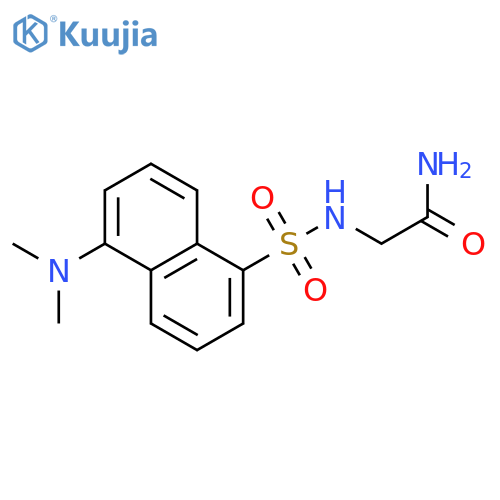 ACETAMIDE, 2-[[[5-(DIMETHYLAMINO)-1-NAPHTHALENYL]SULFONYL]AMINO]- structure
