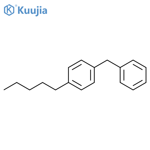 Benzene, 1-pentyl-4-(phenylmethyl)- structure